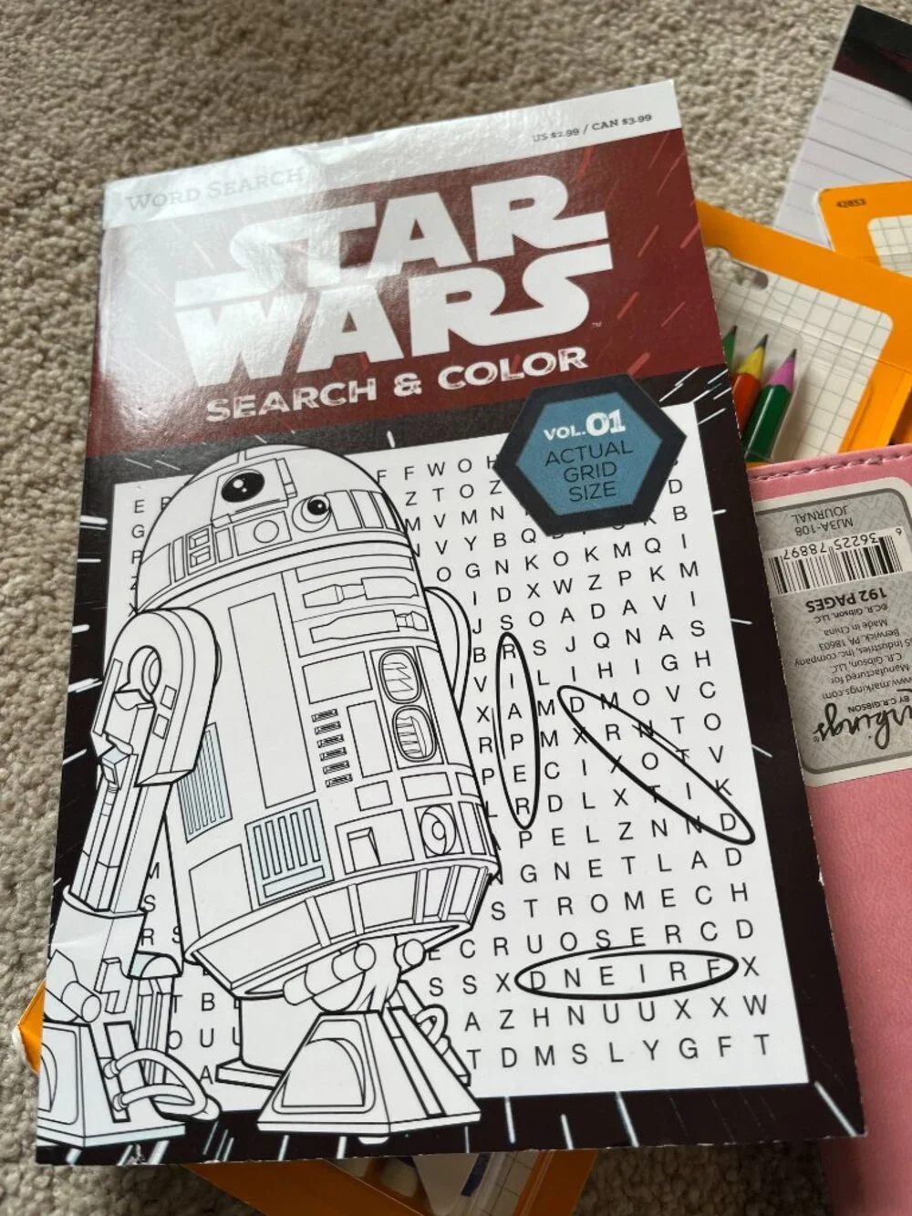 School Supplies Bundle Colored Pencils Pens Notebook Star Wars‎ mixed lot NEW